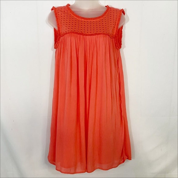 Tommy Bahama | Eyelet And Fringe Detail Dress - Vacation - Beachy - Boho - Picture 3 of 13